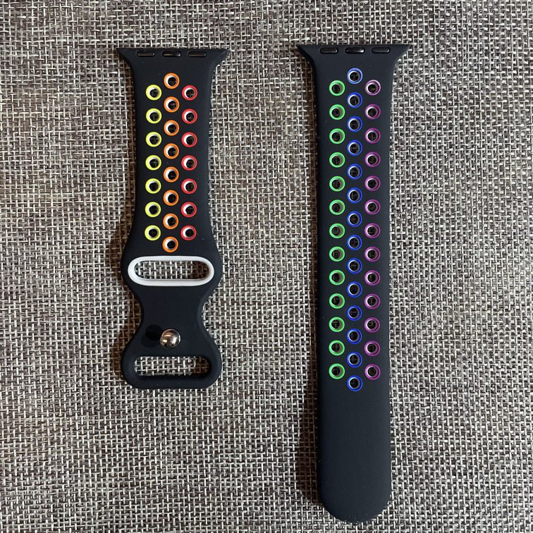 Holes rainbow black