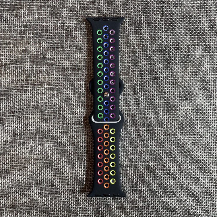 Holes rainbow black